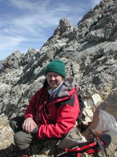 Alan at our Highest Point on Borah Peak