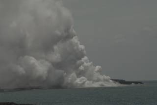 Steam as Lava meets Water