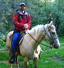 on horseback at Junction Meadow