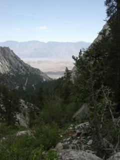 The Owens Valley from the Whitney Trail