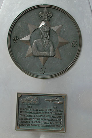 Airman and Dedication Plaque