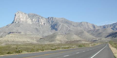 El Capitan and Guadalupe Peak from U.S. 62/180