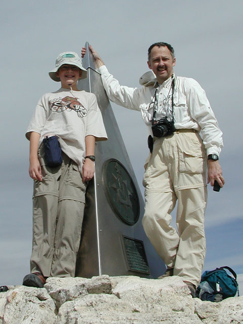 Standing atop Guadalupe Peak