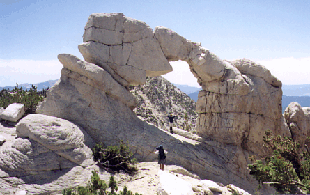 Arch Rock with McCracken and Prasad in the picture.