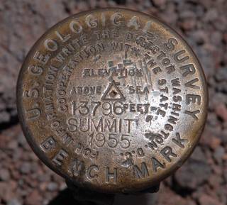 USGS Benchmark at the Mauna Kea Summit