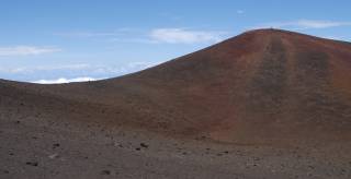 Trail to Mauna Kea Summit Follows the Ridgeline
