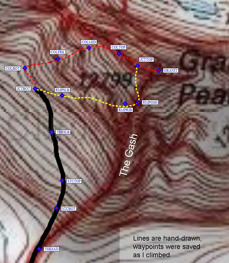 detailed map of Granite
